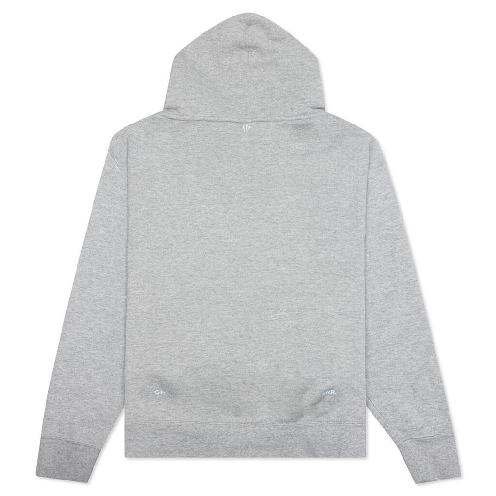 Nike x NOCTA Basketball Hoodie - Dark Grey Heather/Cobalt Tint