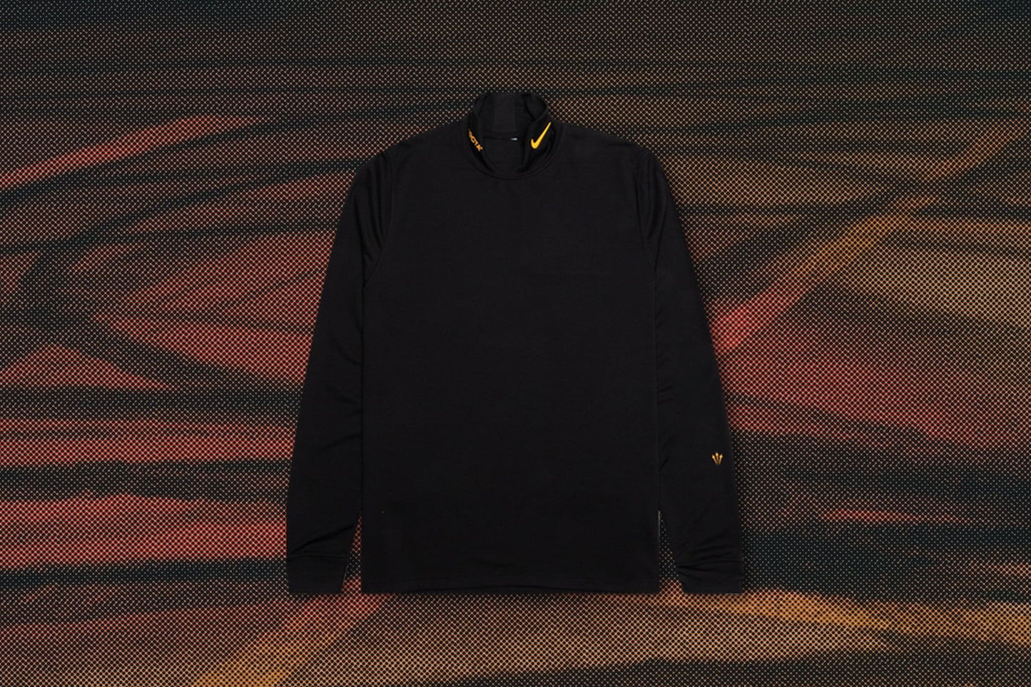 Nike x NOCTA NRG AU Mock Neck ESS - Black/Tour Yellow