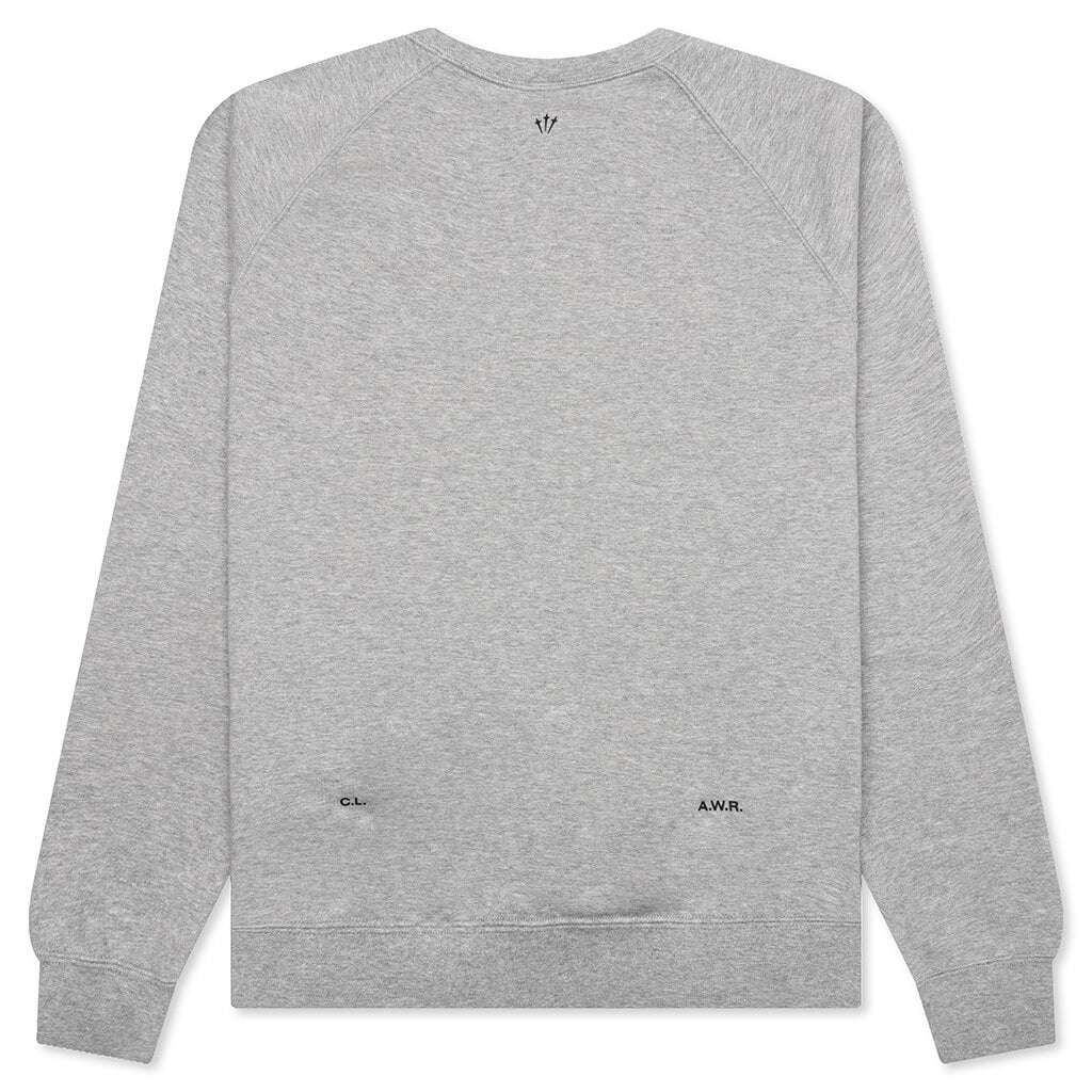 Nike x NOCTA NRG CS Fleece Crew - Dark Grey Heather/Black