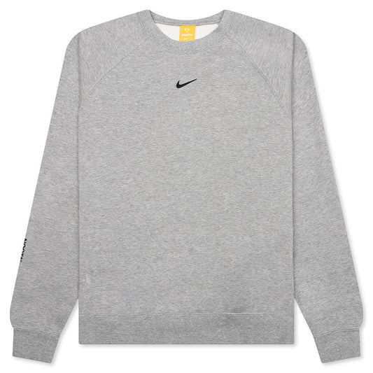 Nike x NOCTA NRG CS Fleece Crew - Dark Grey Heather/Black