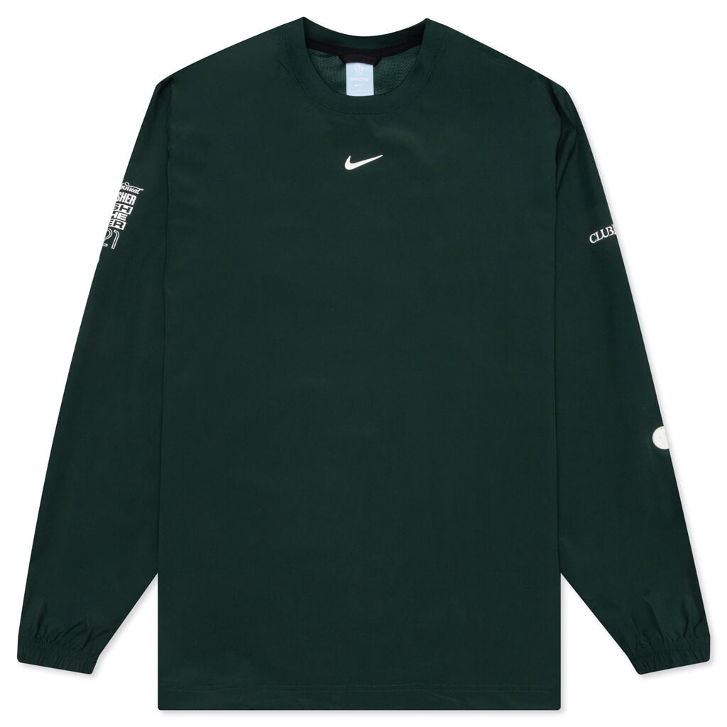 Nike x NOCTA NRG DF Woven L/S Crew - Pro Green/Black