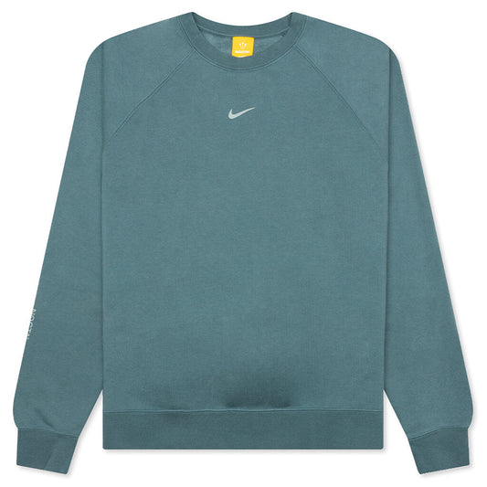 Nike x NOCTA NRG Fleece Crew - Mineral Slate/Faded Spruce/Mica Green