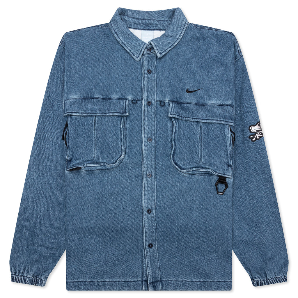 Nike x NOCTA NRG Opal Denim Button Down - French Blue