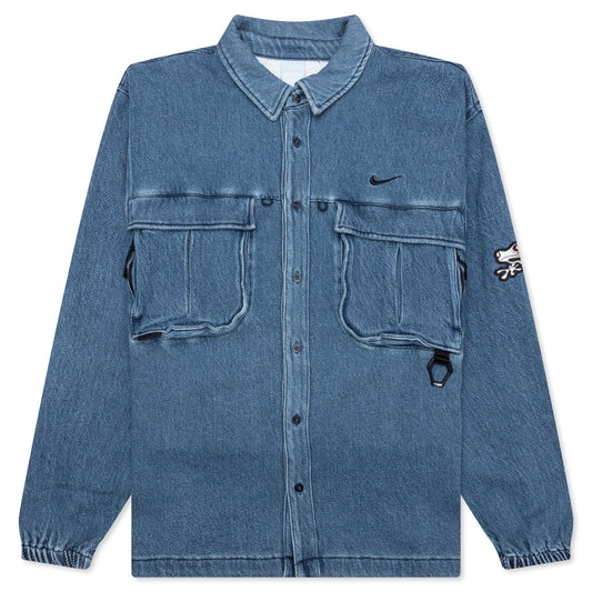 Nike x NOCTA NRG Opal Denim Button Down - French Blue