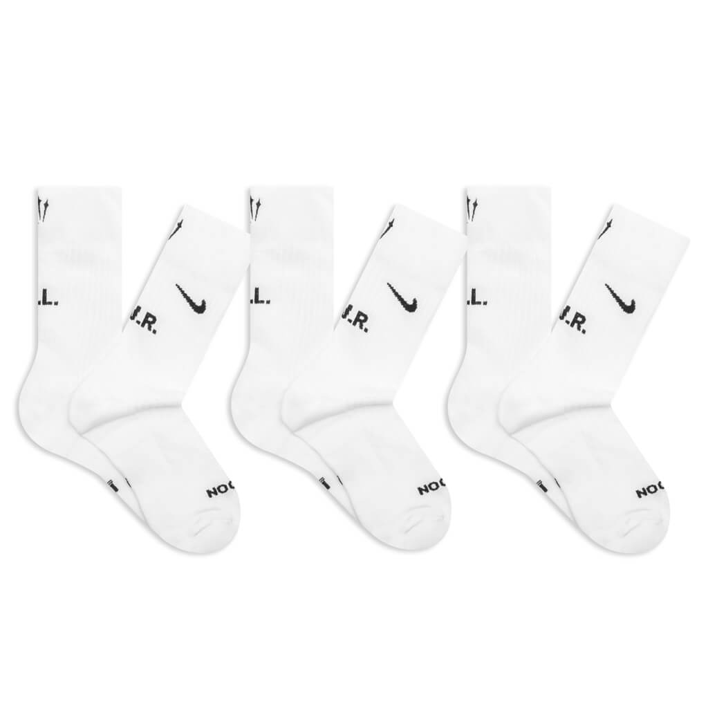Nike x NOCTA Crew Socks - White/Black