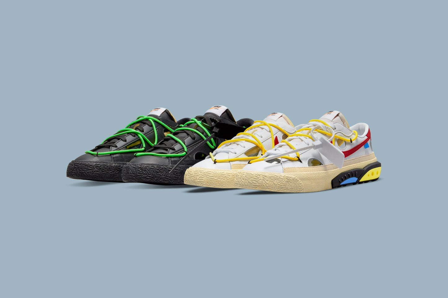 Nike x Off-White Blazer Low '77 - Black/Electro Green