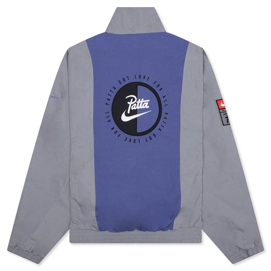 Nike x Patta Track Jacket - Particle Grey/Sapphire