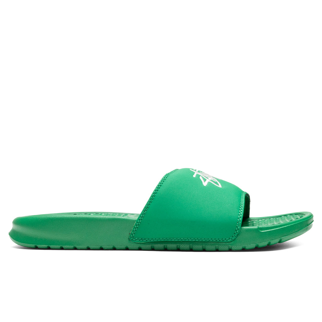 Nike x Stussy Benassi - Pine Green/Sail