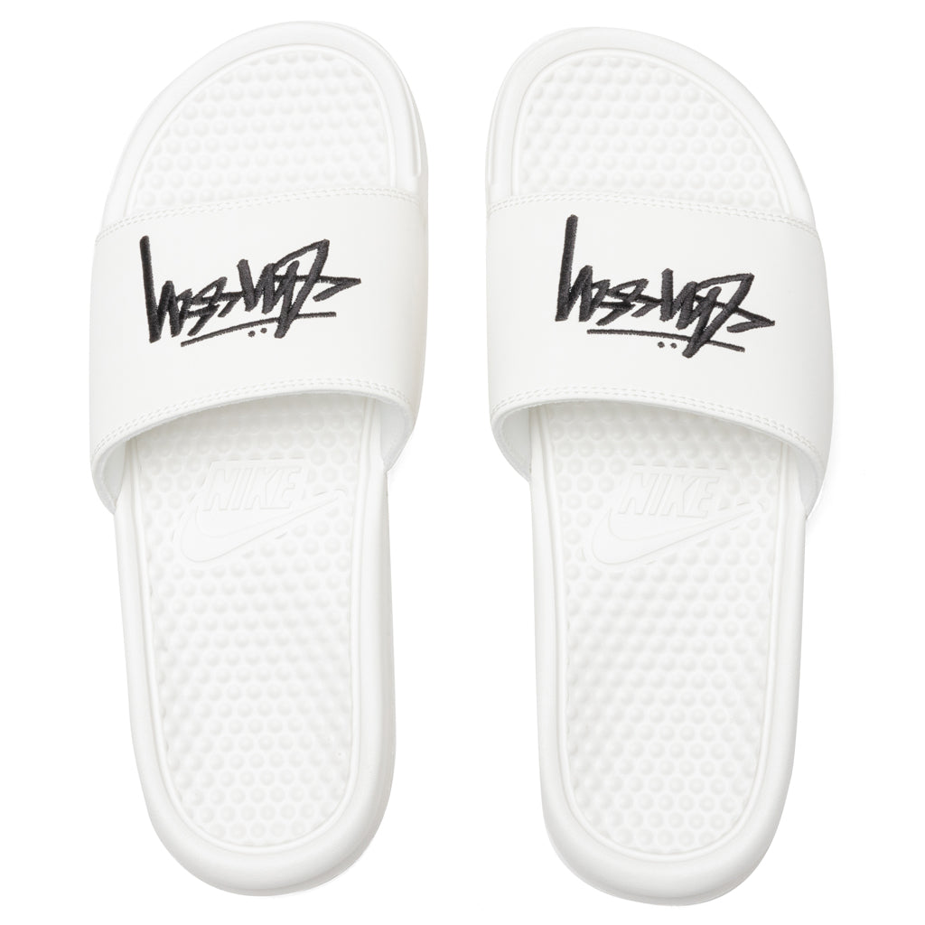 Nike x Stussy Benassi - Sail/Black