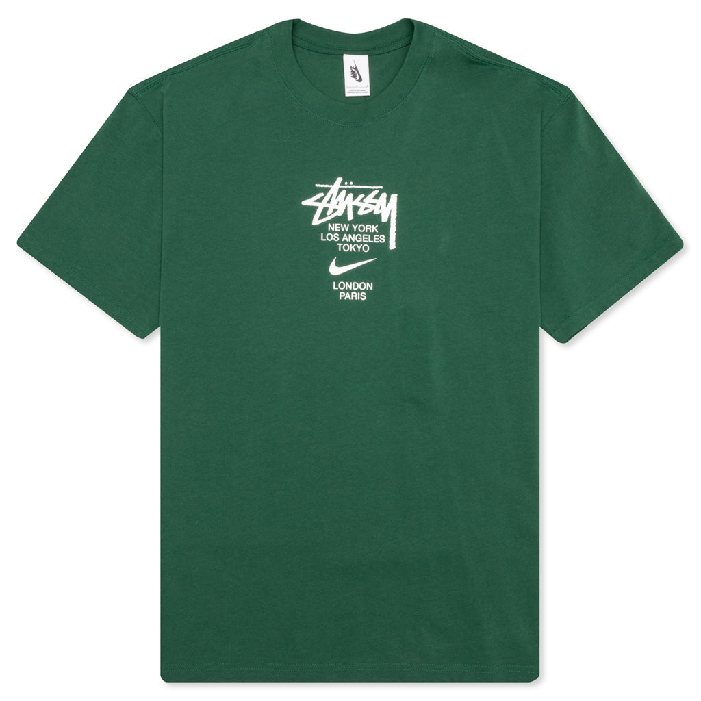 Nike x Stussy S/S T-Shirt - Gorge Green