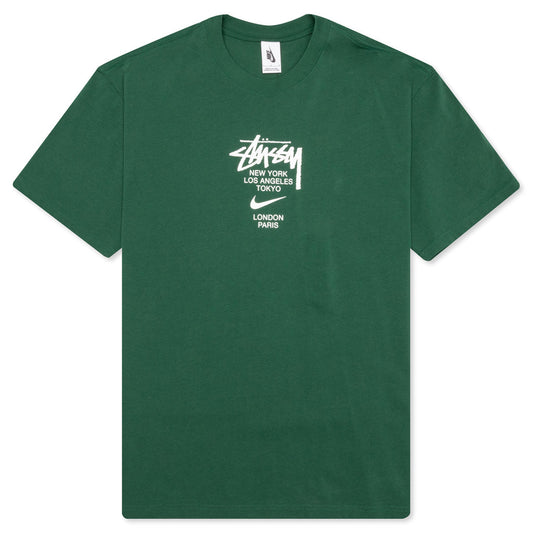 Nike x Stussy S/S T-Shirt - Gorge Green