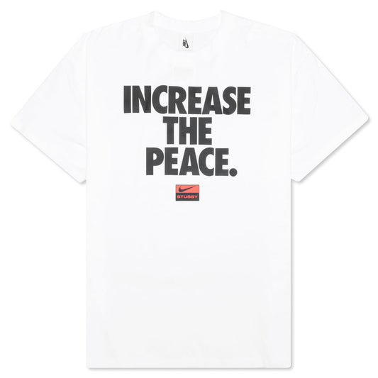 Nike x Stussy Increase The Peace Tee - White