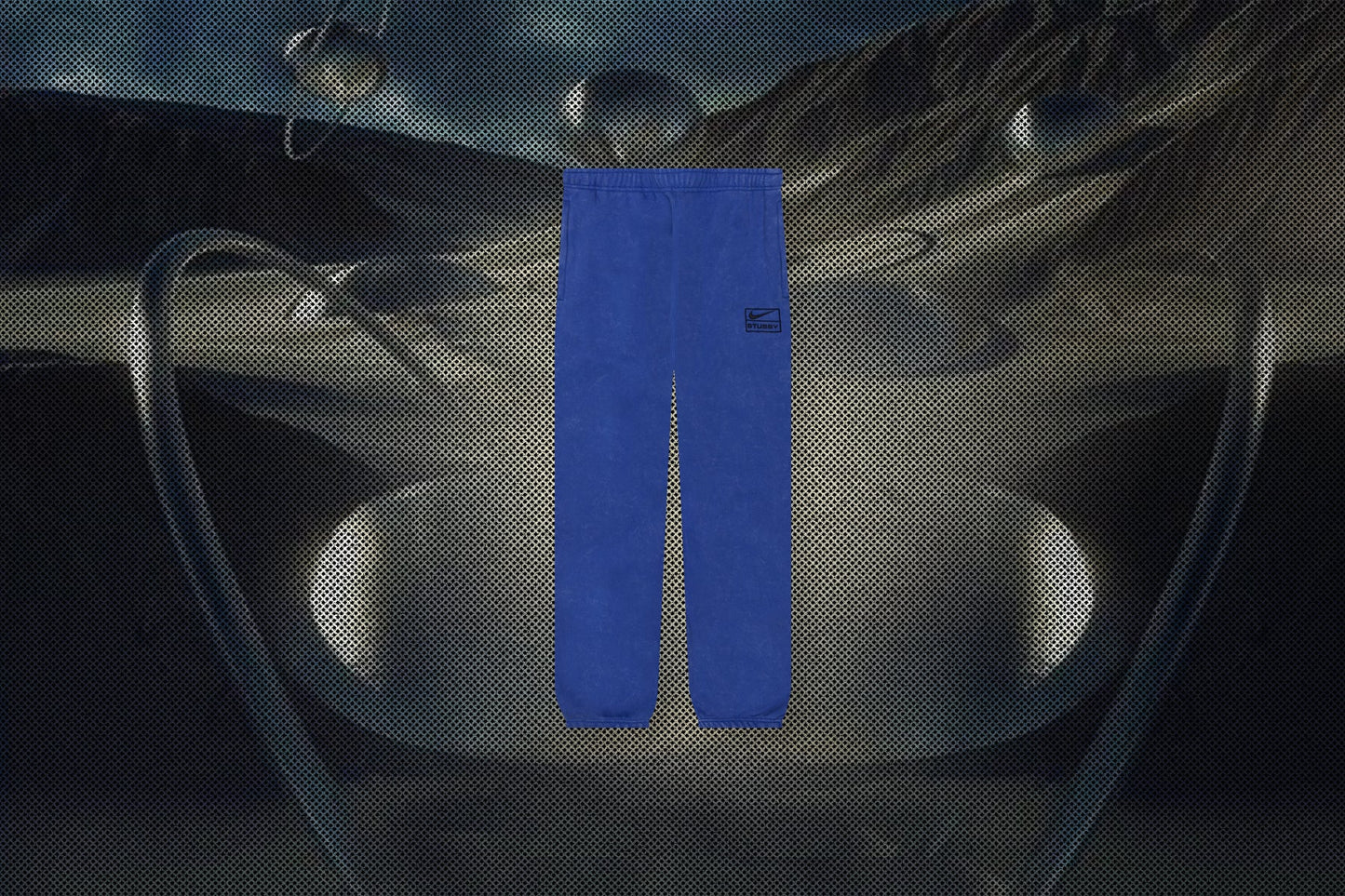 Nike x Stussy NRG Acid Wash Pant - Game Royal/Black/Black