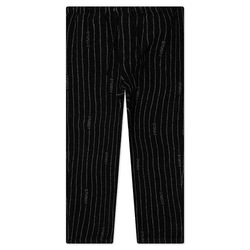 Nike x Stussy NRG Stripe Wool Pant - Black/Dark Antique Black/White