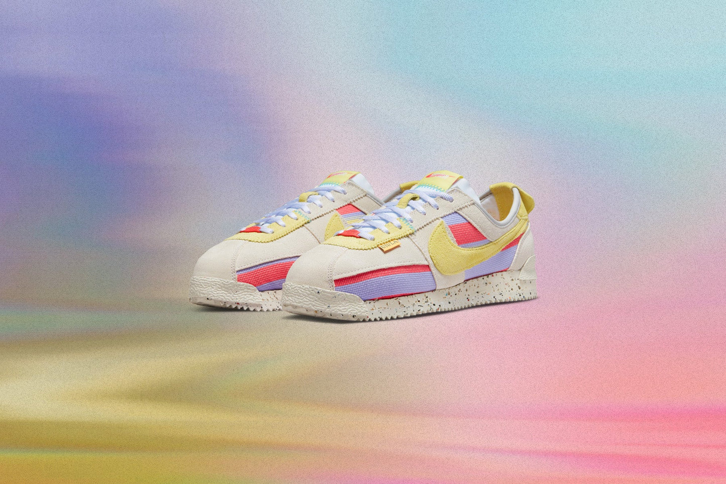 Nike x Union Cortez SP - White/Lemon Frost/Grey Fog