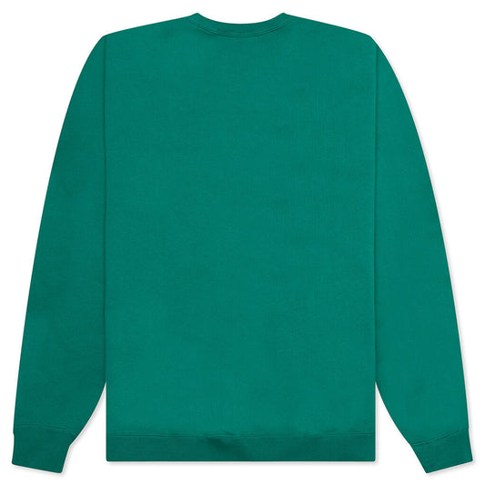 NikeLab Fleece Crewneck - Mystic Green/White