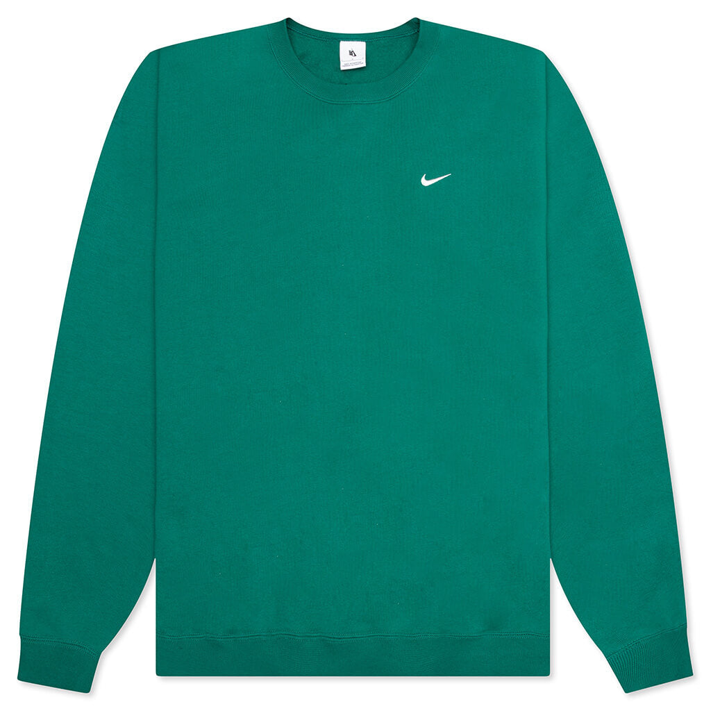 NikeLab Fleece Crewneck - Mystic Green/White