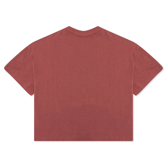 NikeLab Women's Fleece T-Shirt - Cedar/White