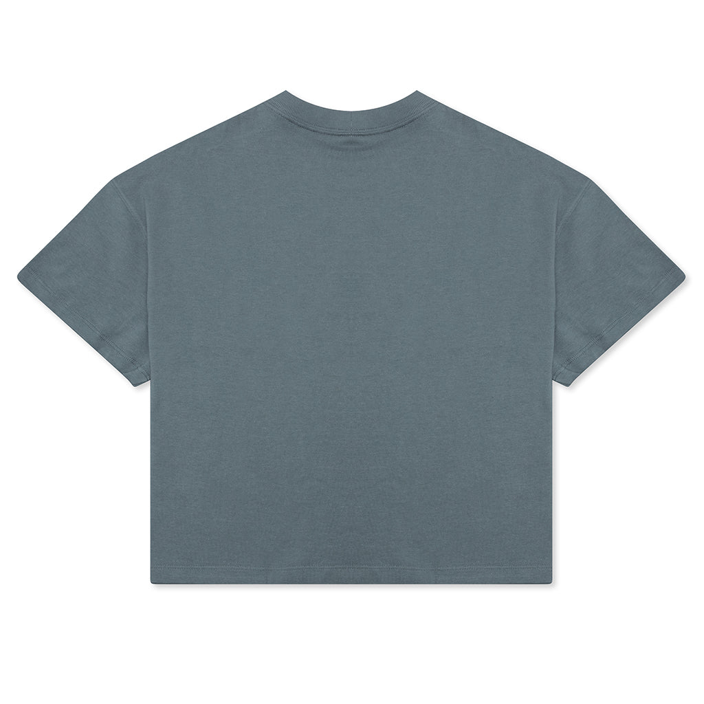 NikeLab Women's Fleece T-Shirt - Hasta/White
