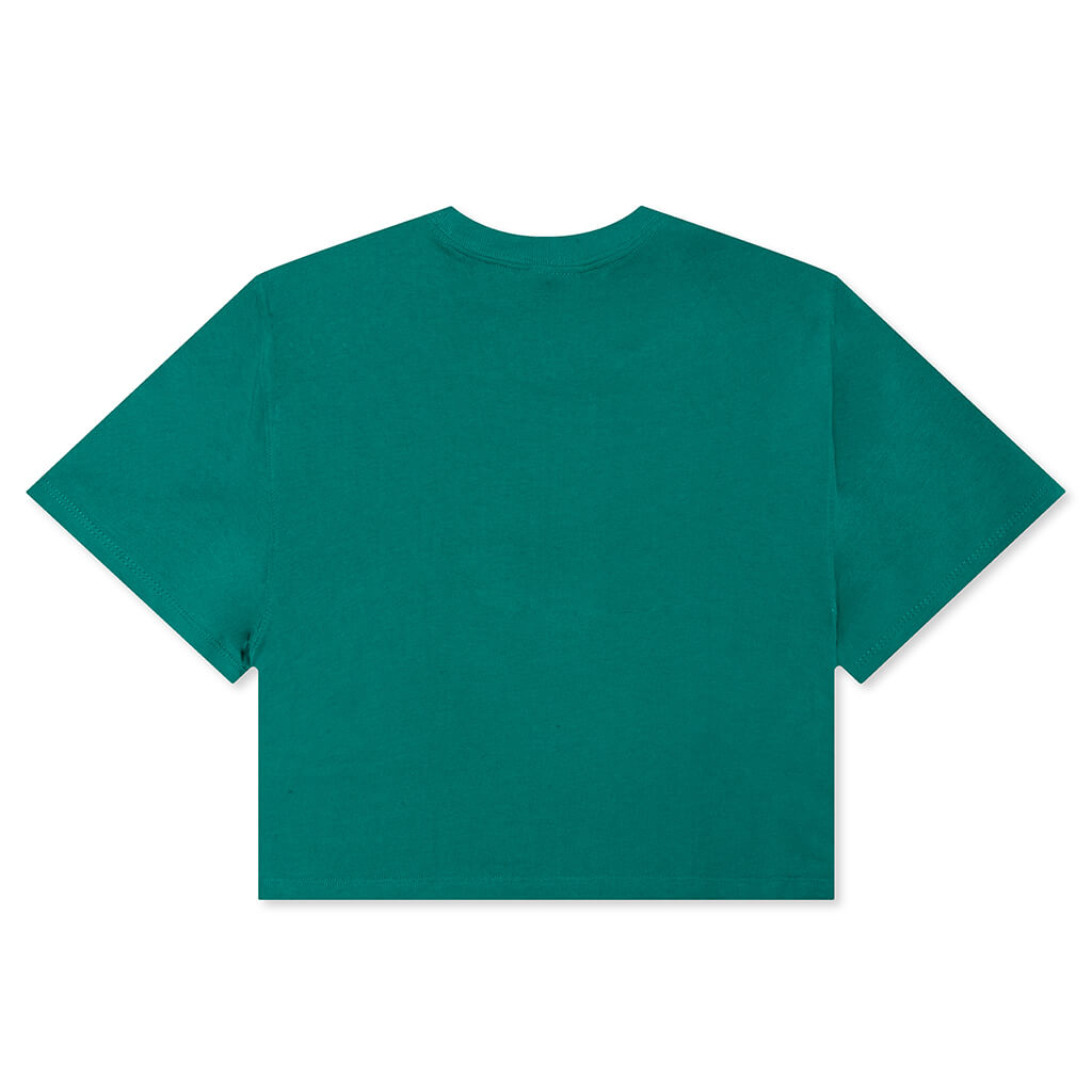 NikeLab Women's Fleece T-Shirt - Mystic Green/White
