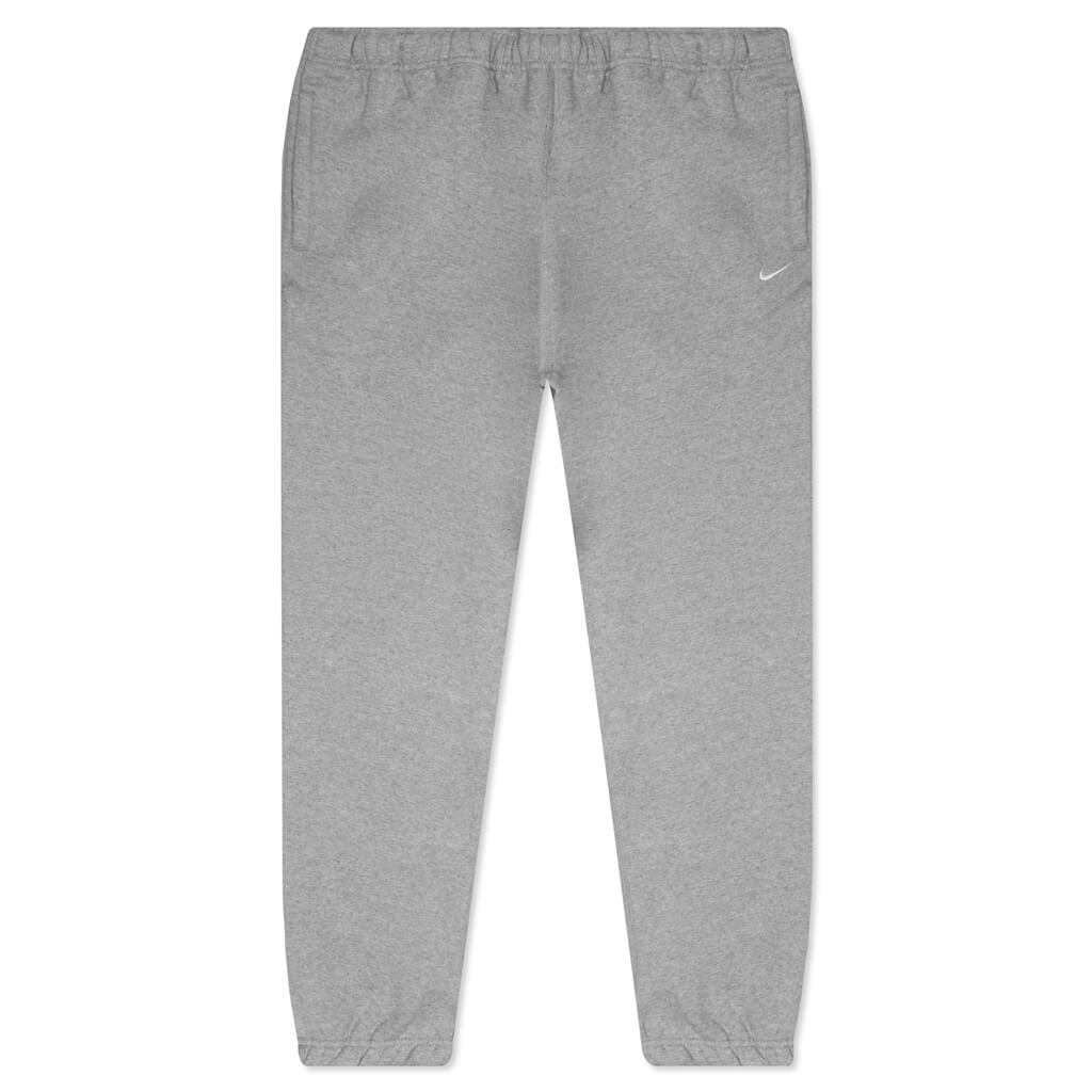 NikeLab Women's Fleece Trousers - Dark Grey Heather/White