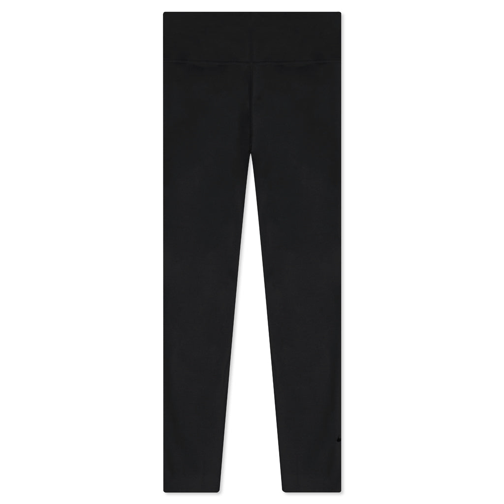 One Luxe Women's Mid-Rise 7/8 Leggings - Black/Clear