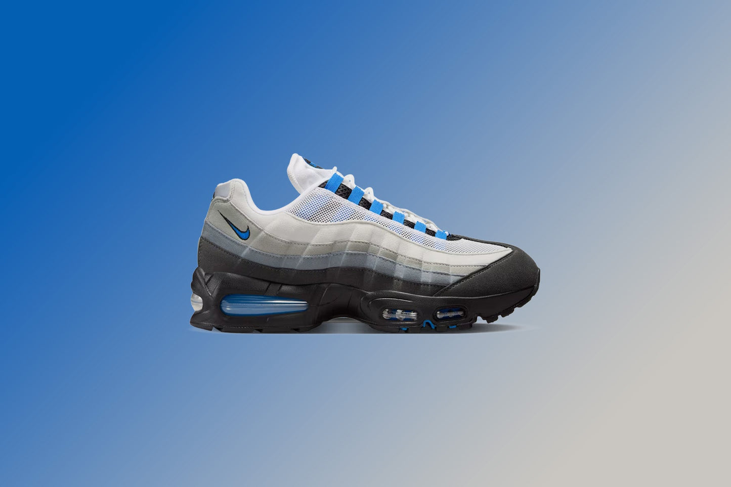 Air Max 95 Big Bubble 'Blue Spark' - White/Blue Spark/Neutral Grey