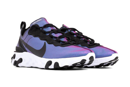 Women's React Element 55 Premium - Black/Black-Laser Fuchsia-White