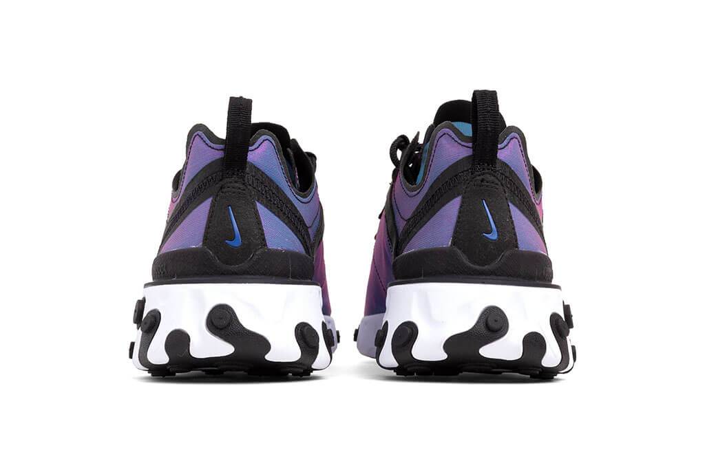 Women's React Element 55 Premium - Black/Black-Laser Fuchsia-White