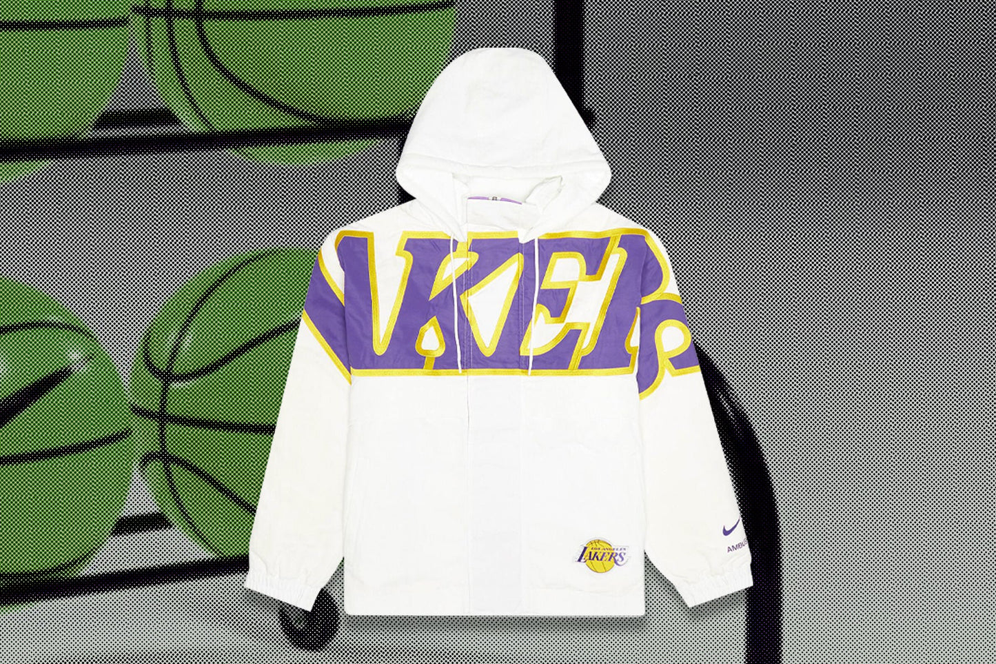Nike x Ambush Los Angeles Lakers Women's Hooded Jacket - Summit White