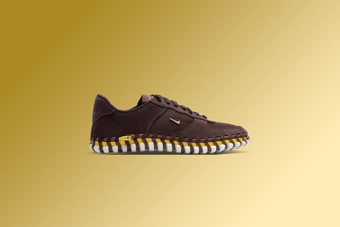 Nike x Jacquemus Force 1 Low LX SP - Earth/Metallic Gold/Blue Lightning
