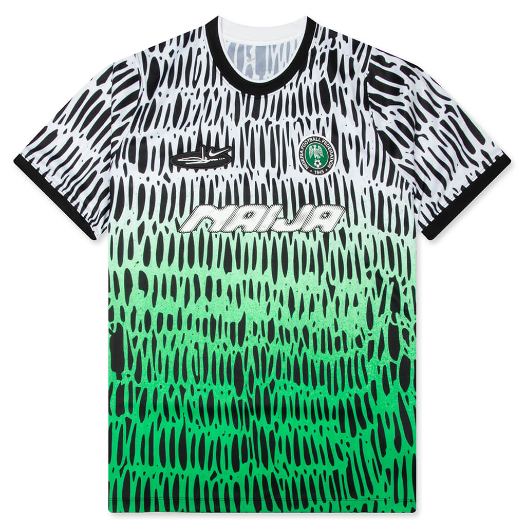 Nike x Nigeria x Slawn Dri-FIT Academy Pro S/S Soccer Top - Black/White