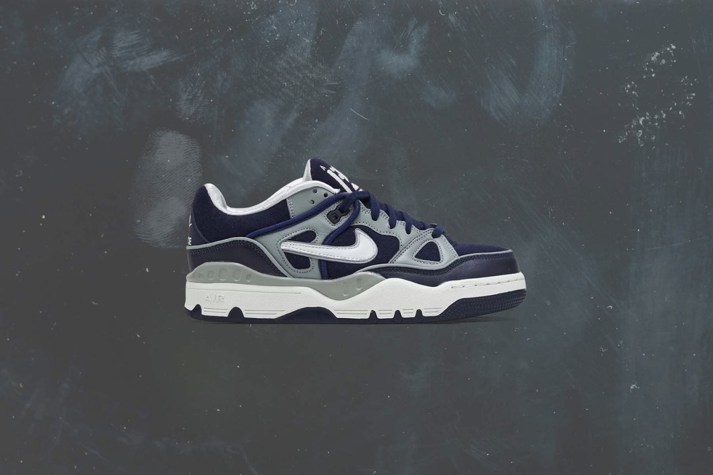 Nike x Nigo Air Force 3 Low - Midnight Navy/Off White/Shadow Grey