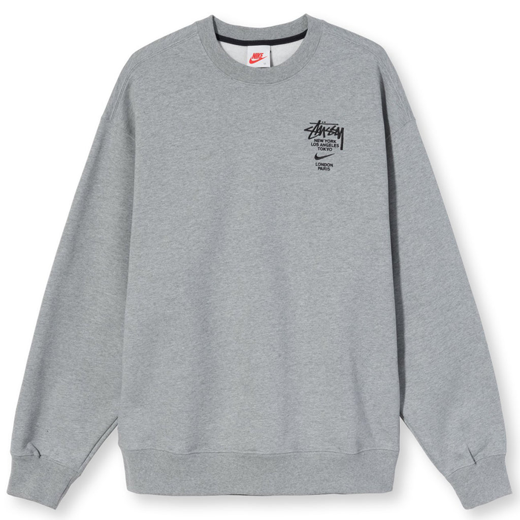 Nike x Stussy L/S Top - Dark Grey Heather