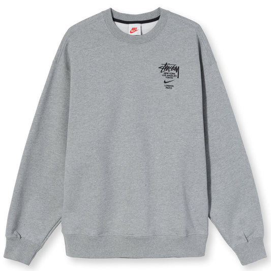 Nike x Stussy L/S Top - Dark Grey Heather