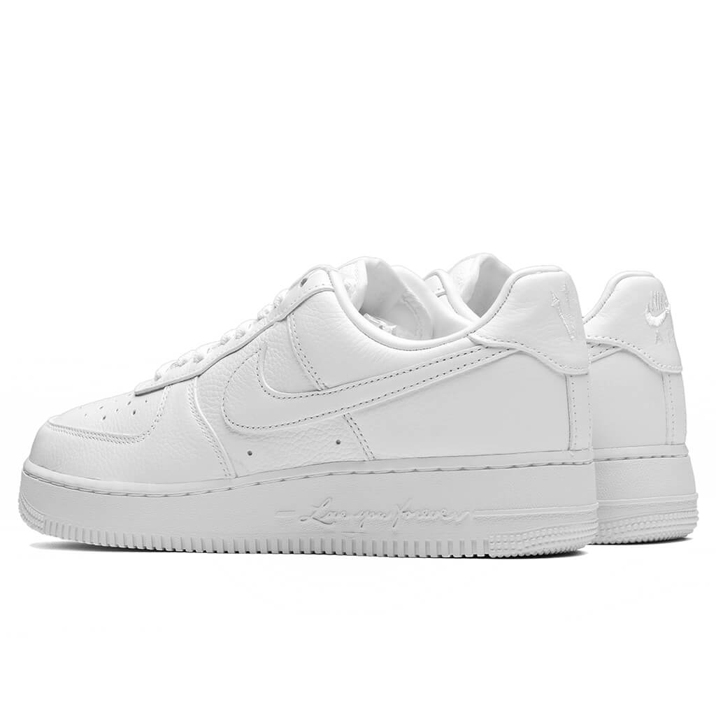 Nike x NOCTA Certified Lover Boy Air Force 1 Low - White/White