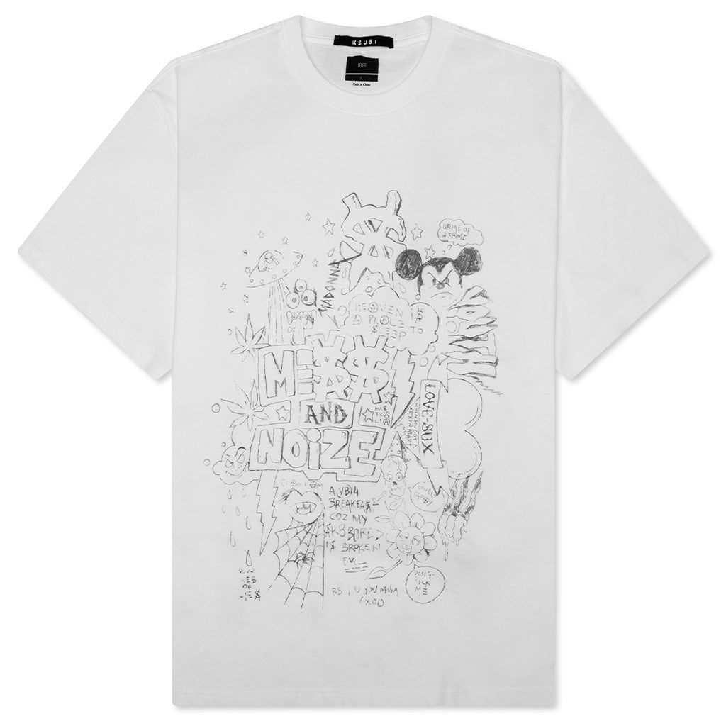 Noize Biggie S/S Tee - Vintage White