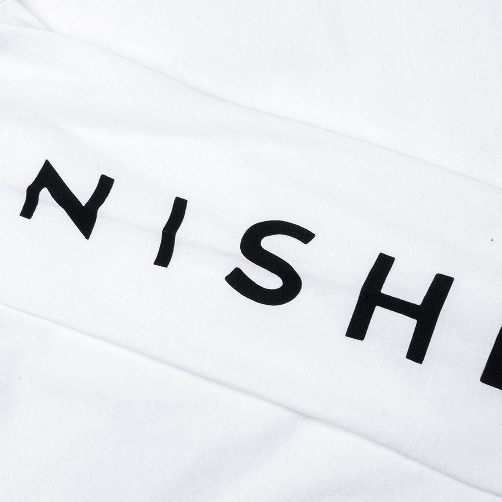 Not Finished Long Sleeve T-Shirt - White