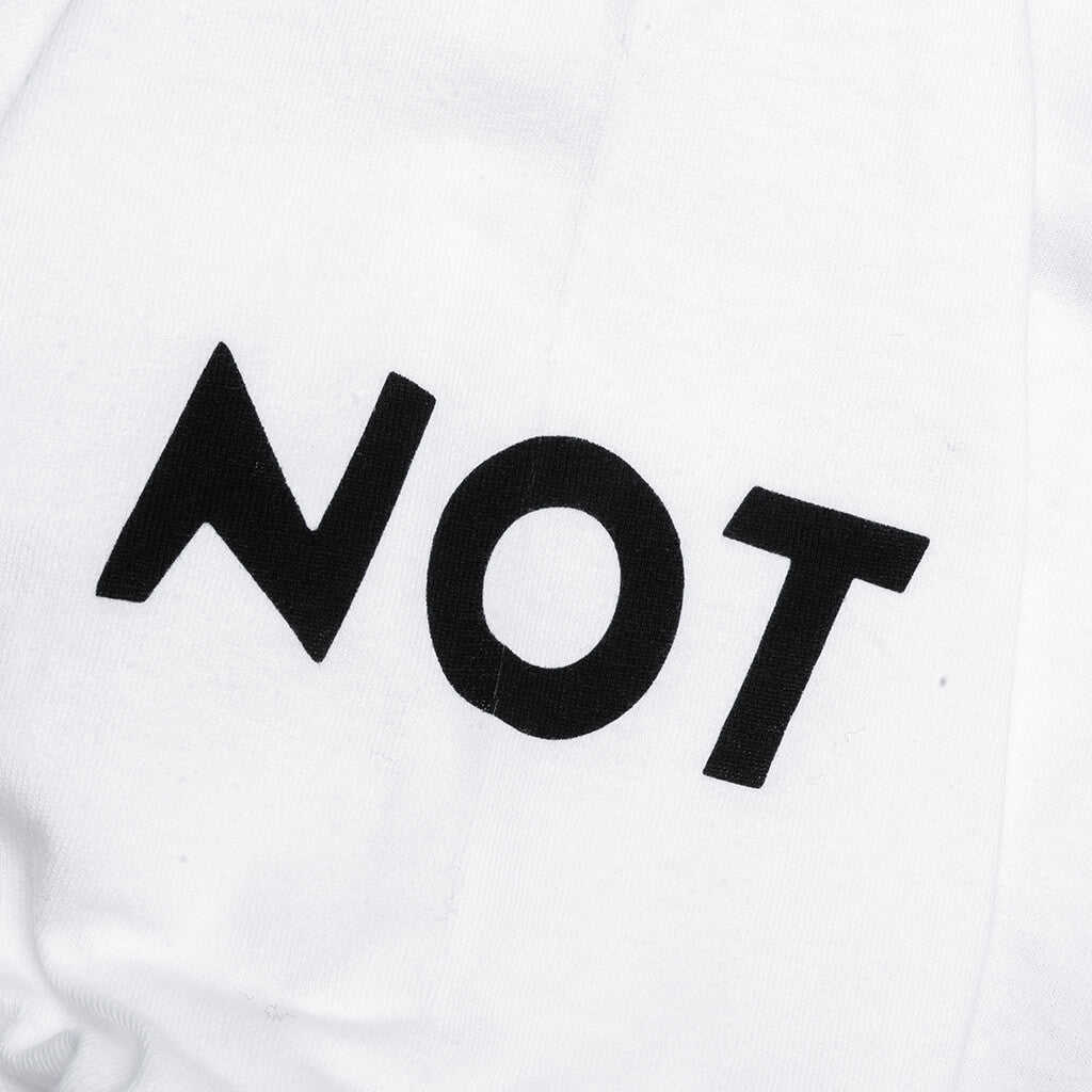 Not Finished Long Sleeve T-Shirt - White