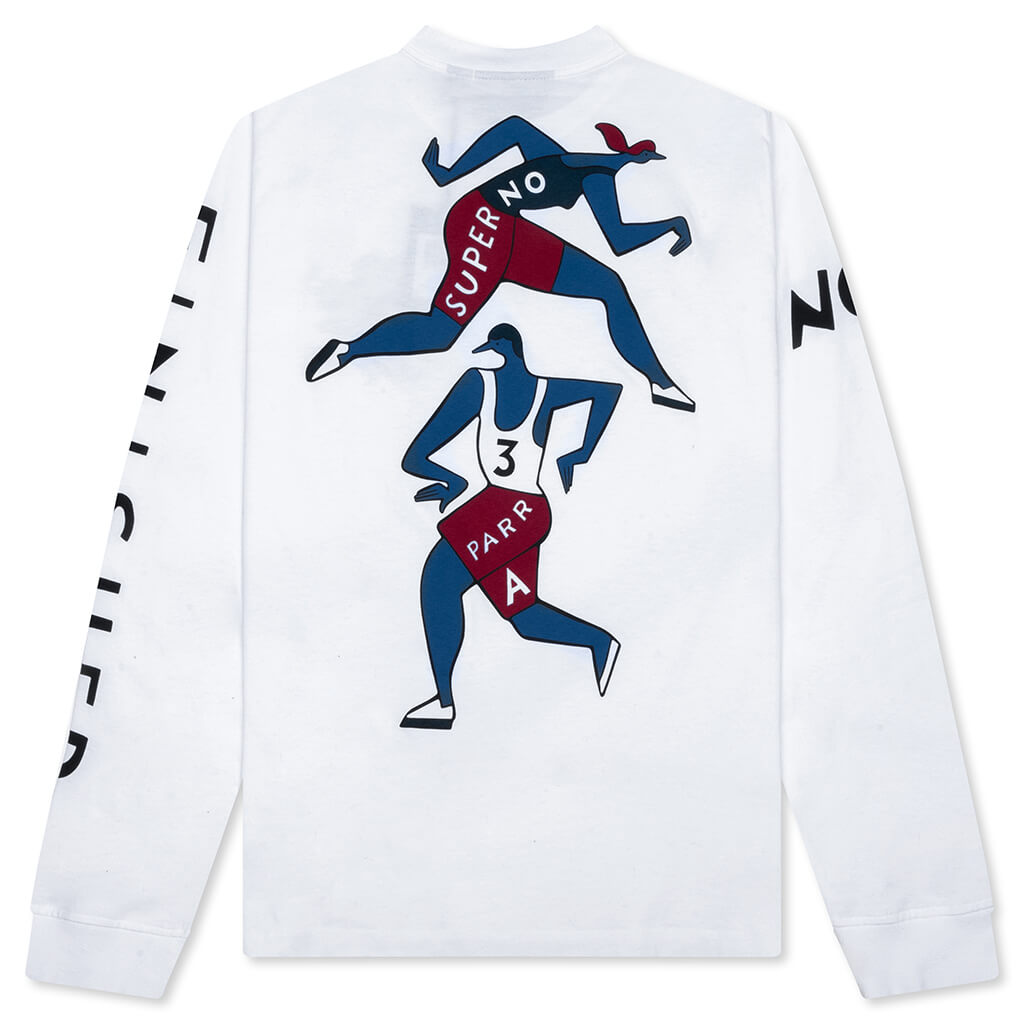 Not Finished Long Sleeve T-Shirt - White