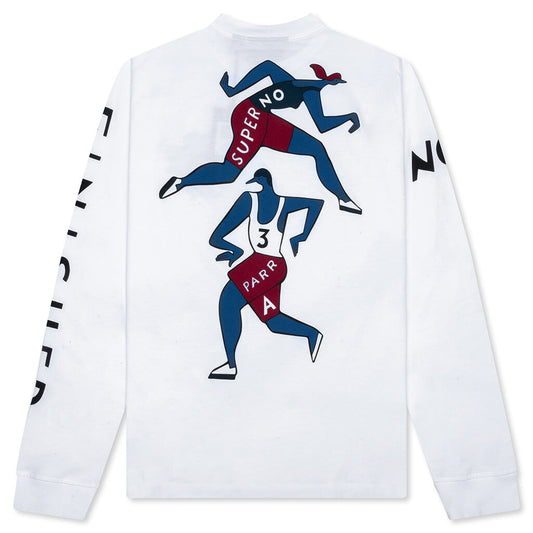 Not Finished Long Sleeve T-Shirt - White