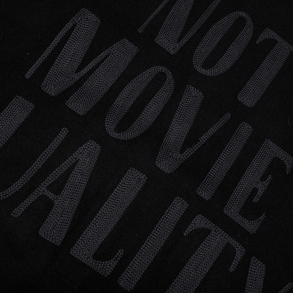 Not Movie Quality Varsity Jacket - Black