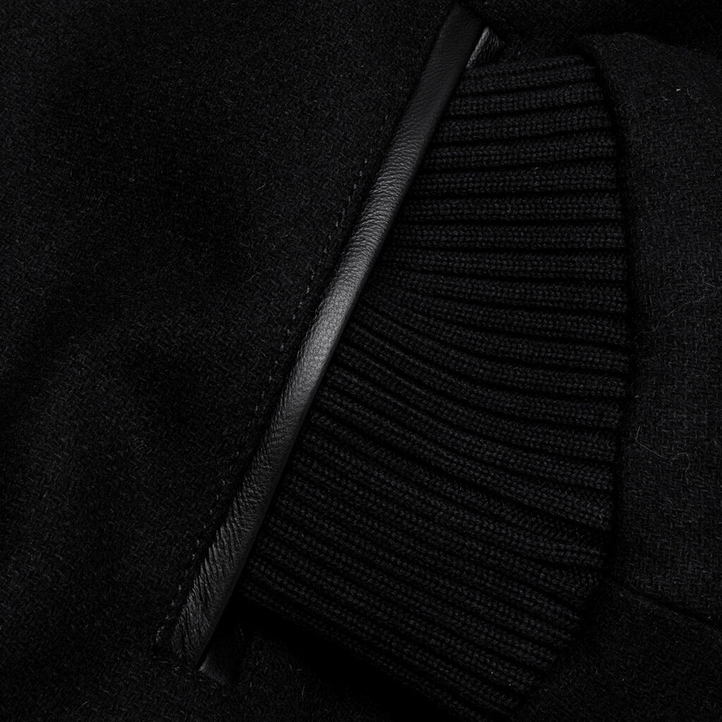 Not Movie Quality Varsity Jacket - Black