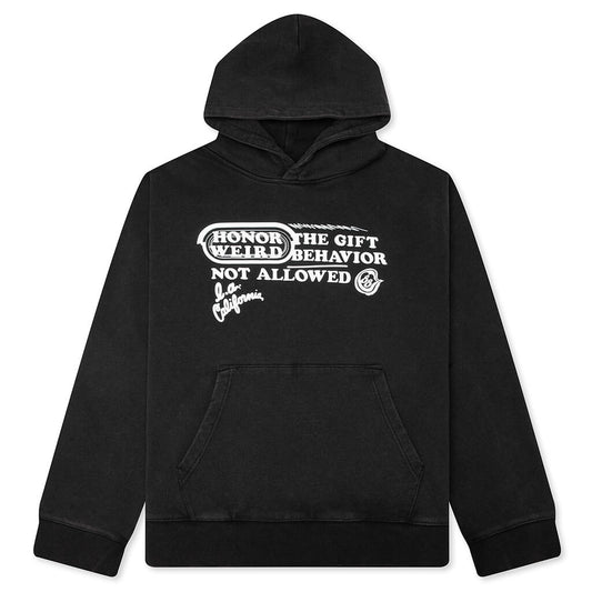 Not Allowed Hoodie - Black