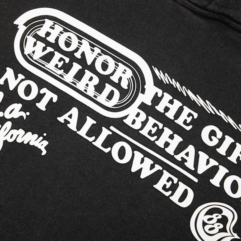 Not Allowed Hoodie - Black