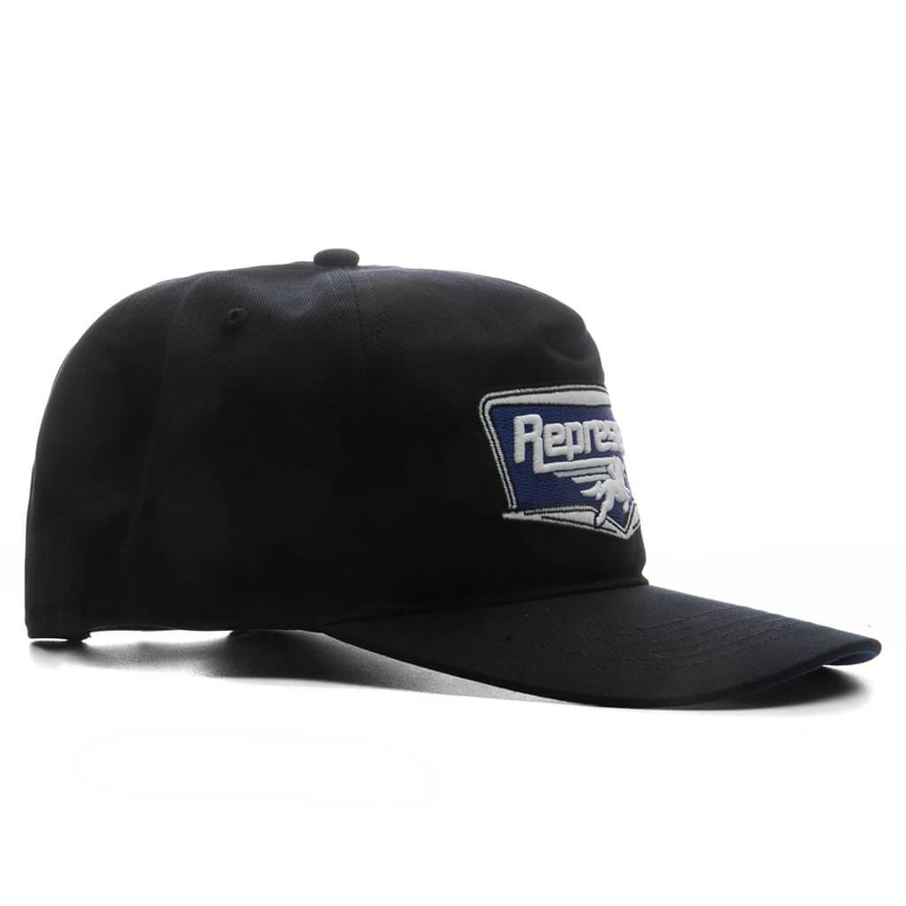 Represent x '47 Brand Nothing Faster Applique Patch Cap - Jet Black