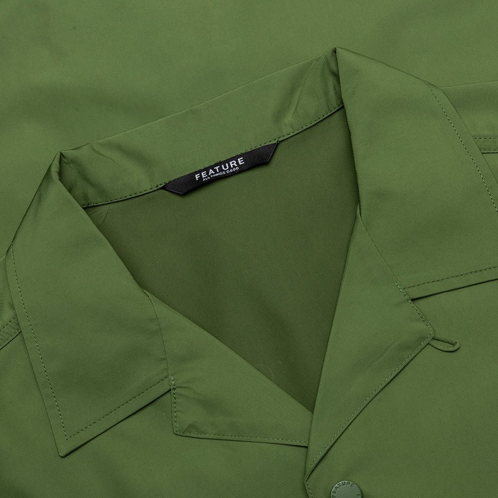 Judd Nylon Shirt - Olive
