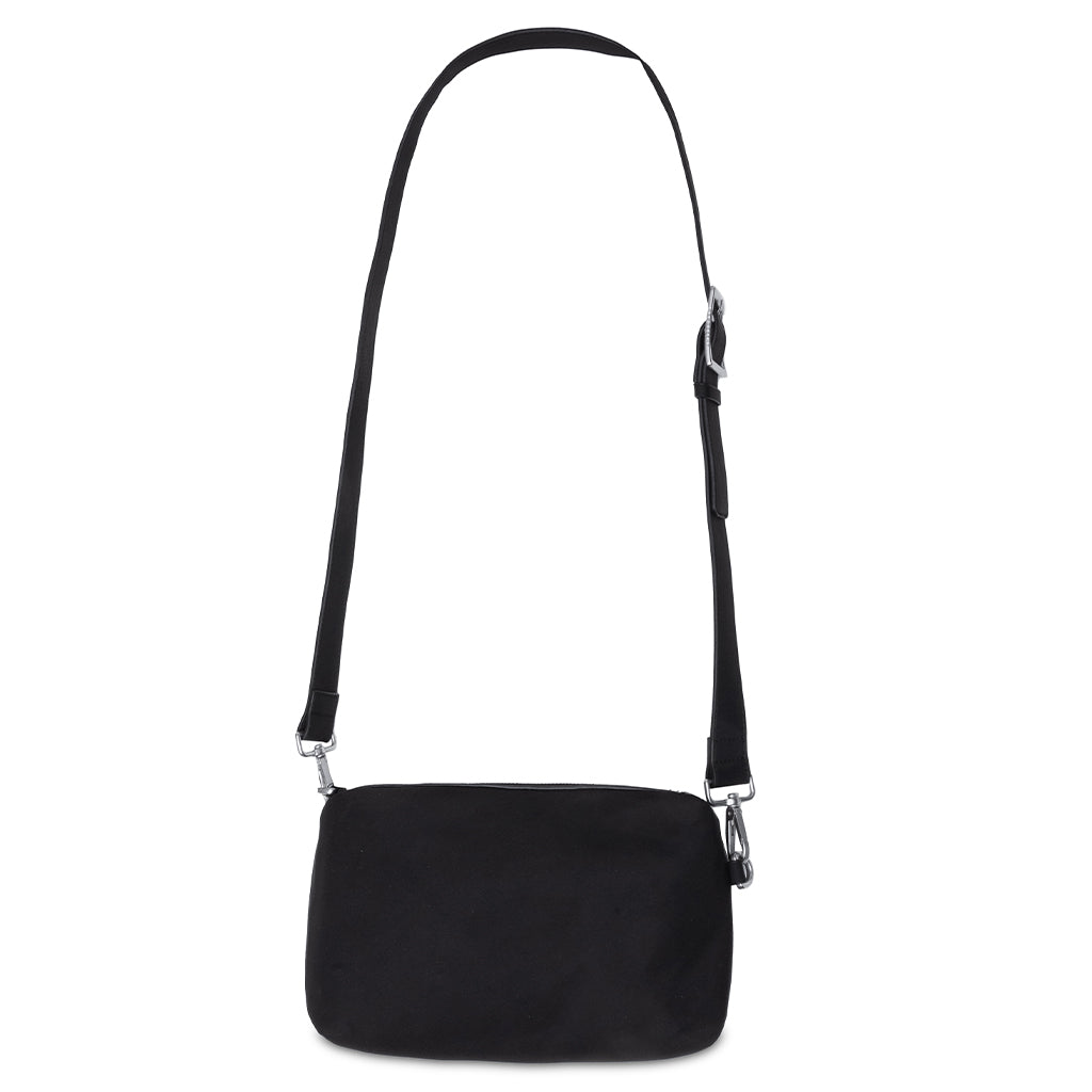 Nylon Messenger Bag - Black