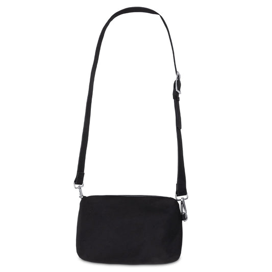 Nylon Messenger Bag - Black
