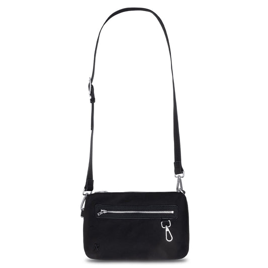 Nylon Messenger Bag - Black